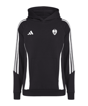 adidas Tiro 24 Hoody Kids Schwarz Weiss