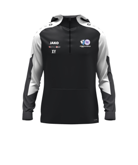 JAKO Dynamic Zip-Hoodie Schwarz F826