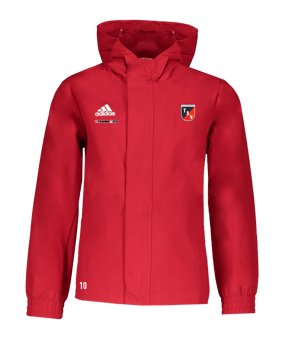adidas Entrada 22 Allwetterjacke Kids Rot