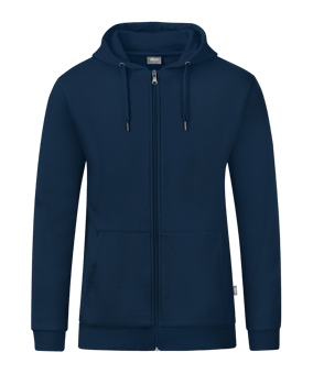 JAKO Organic Kapuzenjacke Blau F900