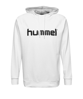 Hummel Cotton Logo Hoody Kids Weiss F9001 - weiss