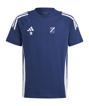 adidas Tiro 24 T-Shirt Kids Blau Weiss