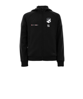 adidas Tiro 25 Travel Kapuzenjacke Kids Schwarz