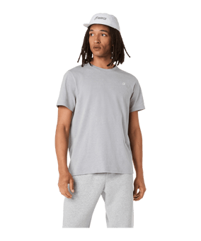 ASICS Spiral Embroidery T-Shirt Gris - gris