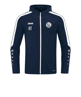 JAKO Power Kapuzenjacke Blau F900