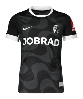 Nike SC Freiburg Trikot Auswärts 2025/2026 Kids Schwarz F013 - schwarz