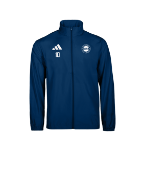 adidas Entrada 26 Regenjacke Dunkelblau