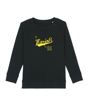 Merch Mini Scouter Sweatshirt Kids Black | #town
