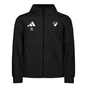 adidas Entrada 26 Regenjacke Schwarz