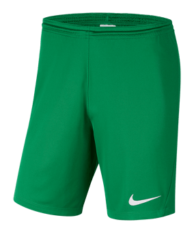Nike Park III Short Kids Grün F302 - gruen