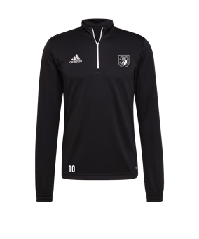 adidas Entrada 22 HalfZip Sweatshirt Schwarz