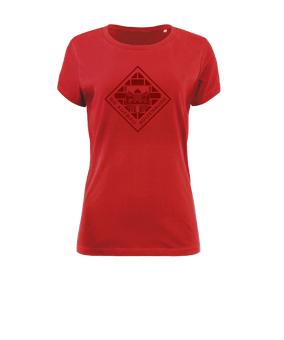 Stanley & Stella Expresser 2.0 T-Shirt Damen Rot Fc004