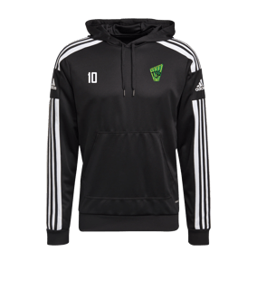 adidas Squadra 21 Hoody Schwarz Weiss