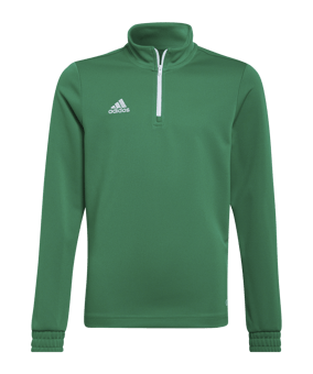 adidas Entrada 22 HalfZip Sweatshirt Kids Grün - gruen