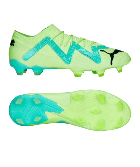 PUMA FUTURE Ultimate Low FG/AG Pursuit Gelb Grün Türkis F03 - gelb