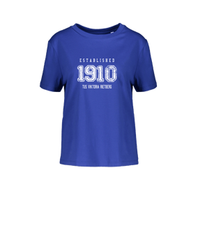 Merch Muser T-Shirt Women Worker Blue | #established