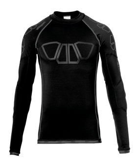 uhlsport Bionikframe Torwart Baselayer Schwarz F02 - schwarz