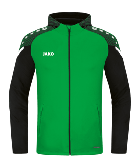 JAKO Performance Kapuzenjacke Grün F221 - gruen