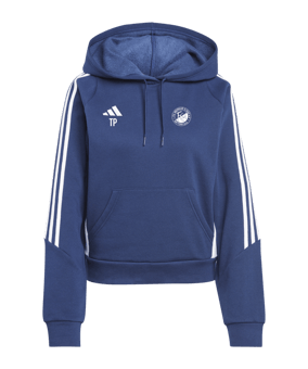 adidas Tiro 24 Hoody Damen Blau Weiss