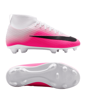 Nike Jr. Air Zoom Mercurial Superfly XI Club FG/MG Breakout Enfants Rose C900 - rose