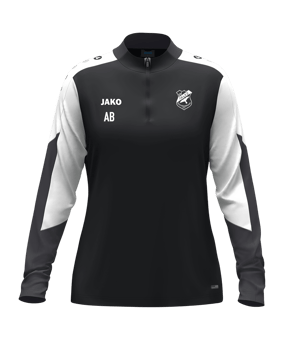 JAKO Dynamic Zip Top Sweatshirt Damen Schwarz F826