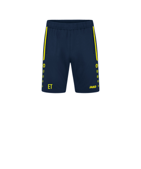 JAKO Allround Trainingsshort Blau Gelb F904