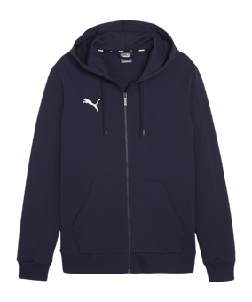 PUMA teamGOAL Casuals Kapuzenjacke Blau F06 - dunkelblau