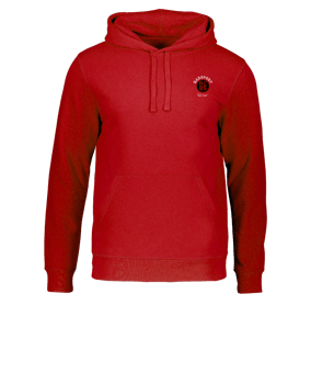 Merch Drummer 2.0 Hoody Red | #brustlogo