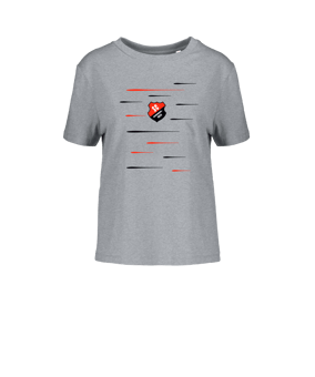Merch Muser T-Shirt Women Heather Grey | #lines