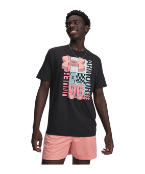 Under Armour Logo Collage T-Shirt Schwarz F001 - schwarz