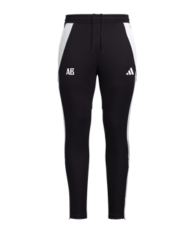 adidas Tiro 24 Trainingshose Schwarz Weiss