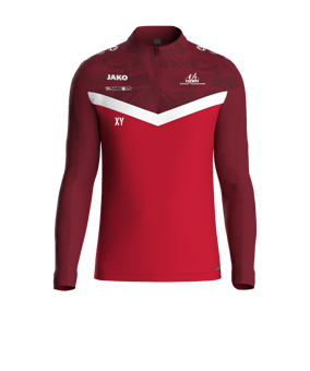 JAKO Iconic HalfZip Sweatshirt Rot F103