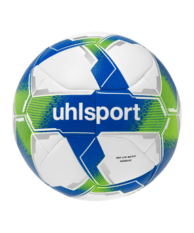 uhlsport 350 Lite Addglue Spielball Weiss Blau - weiss