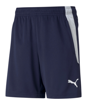 PUMA teamLIGA Short Kids Blau Weiss F06 - blau
