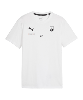 PUMA teamGOAL Casuals T-Shirt Kids Weiss F04