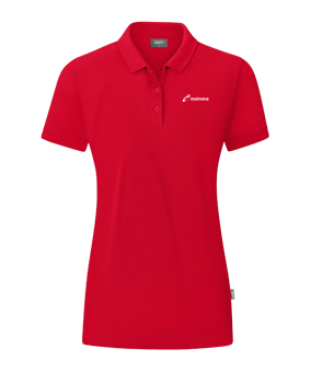 JAKO Organic Poloshirt Damen Rot F100