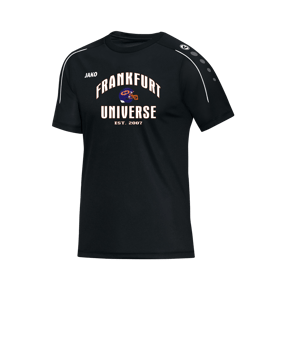 JAKO Classico T-Shirt Schwarz Weiss F08