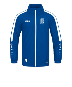 JAKO Power Allwetterjacke Blau Weiss F400