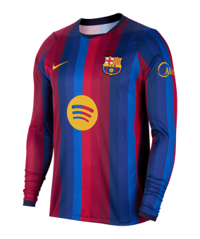 Nike FC Barcelone Maillot à manches longues Home 2026/2027 Rouge C683 - rouge