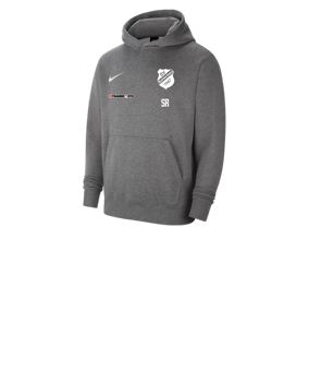 Nike Park 20 Fleece Hoody Kids Grau Weiss F071