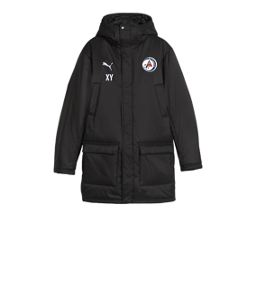 PUMA teamFINAL Winterjacke Kids Schwarz F03 