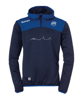 Kempa Emotion 2.0 Quarter Sweatshirt Blau F03