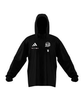 adidas Entrada 26 Regenjacke Schwarz