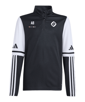 adidas Squadra 25 HalfZip Sweatshirt Kids Schwarz