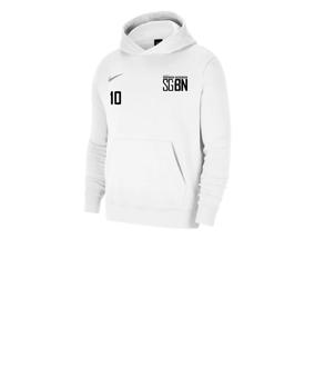 Nike Park 20 Fleece Hoody Kids Weiss Grau F101