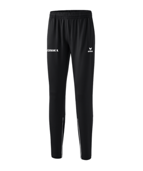 Erima Performance Trainingshose Damen Schwarz Weiss