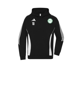 Sweat à capuche enfant adidas Tiro 24 noir blanc 