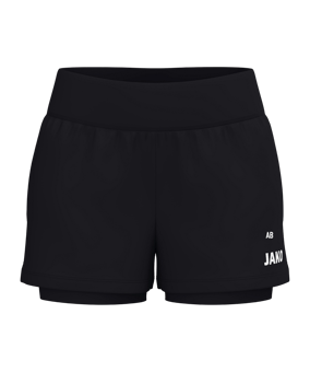 JAKO 2in1 One Short Damen Schwarz F800