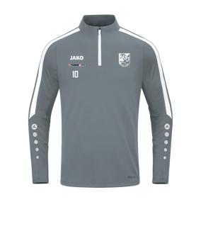 JAKO Power Sweatshirt Grau Weiss F840