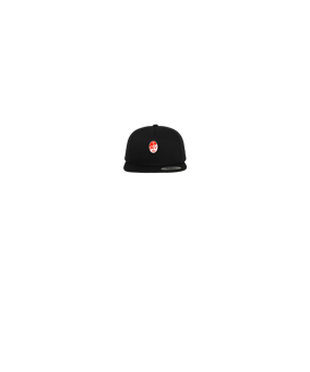 Merch 5 Panel Classic Snapback Cap Black Black